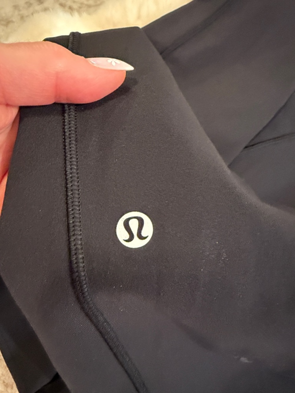 lululemon speed up tights Black Mid-Rise Side-Pocket Leggings 28 inch inseam - Picture 2 of 8